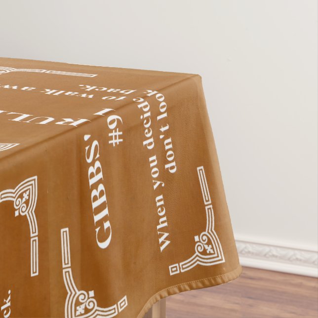 Toalha De Mesa regra 91 de Gibbs (Posição Original)