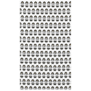 Toalha De Mesa Rei Da Grelha, Coroa Dourada Negra