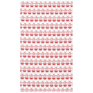 Toalha De Mesa Rei Da Grelha, Vermelho