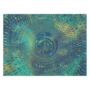 Toalha De Mesa Reiki Cho Ku Rei - Gemstone e ouro