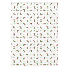 Toalha De Mesa Reinador De Natal Festivo Verde E Vermelho Kasky