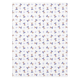 Toalha De Mesa Reindeador de Natal Festivo Blue Kasky