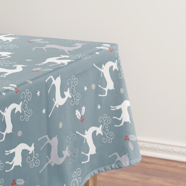 Toalha De Mesa Reindeer de Natal (Posição Original)