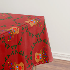 Toalha De Mesa Reindeer de Natal Tablecloth