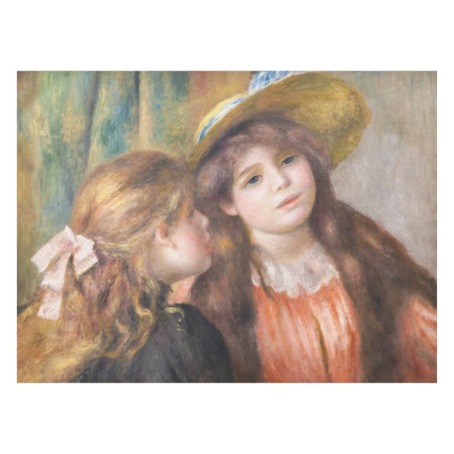 Toalha De Mesa Renoir - Retrato de Duas Meninas (Frente (Horizontal))