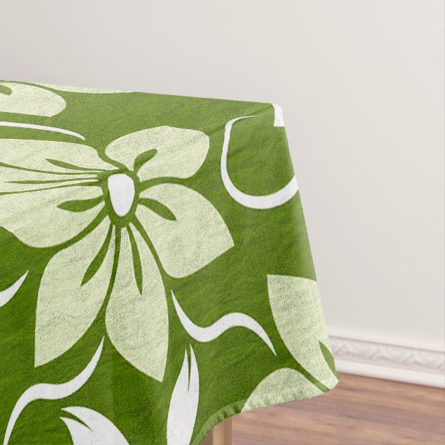 Toalha De Mesa Repetição de Flor de Oliveira (Posição Original)