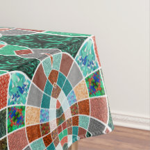 Repetição de imagens com efeito fractal ligeiro