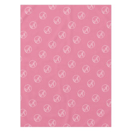 Toalha De Mesa Restaurante rosa personalizado feira comercial log