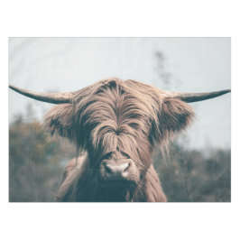 Toalha De Mesa Retrato das vacas do planalto