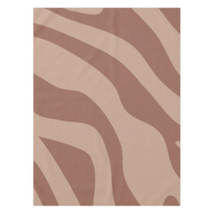 Toalha De Mesa Retro Abstrato Mocha Mousse 02