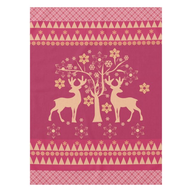 Toalha De Mesa Retro de gaiola (Frente)