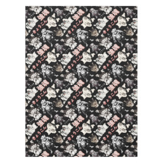 Toalha De Mesa Retro Vintage Chibi Bulldog MMA Mixed Martial Arts