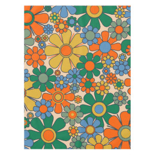 Toalha De Mesa Retro Vintage Padrão Físico Quimológico
