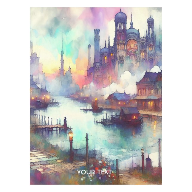 Toalha De Mesa Rio Fantasy Cute Clouds (Frente)