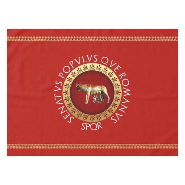 Toalha De Mesa romano (Frente (Horizontal))