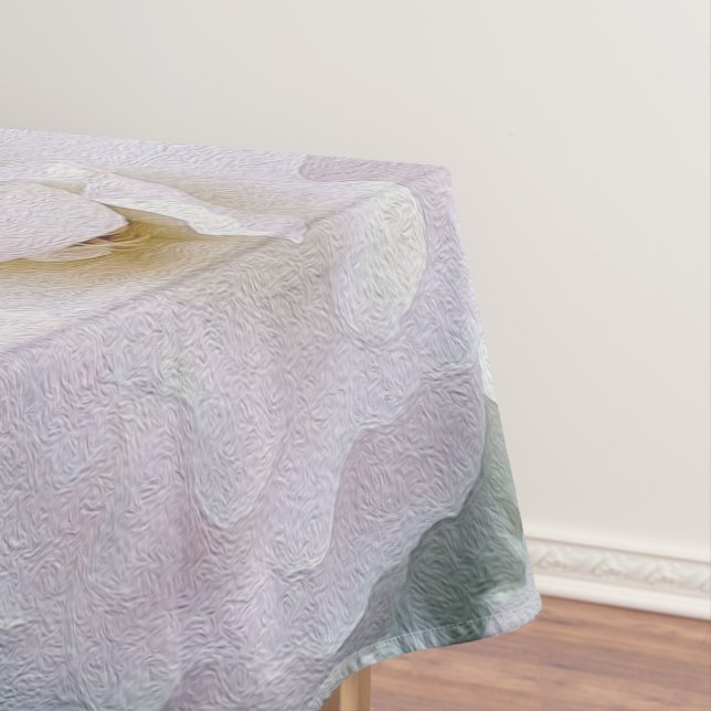 Toalha De Mesa Rosa de cinza rosa (Posição Original)
