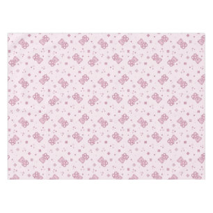 Toalha De Mesa Rosa do fundo dos ursos de ursinho