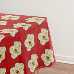 Toalha De Mesa Rosa e Abelha