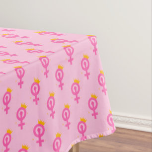 Toalha De Mesa Rosa Feminista