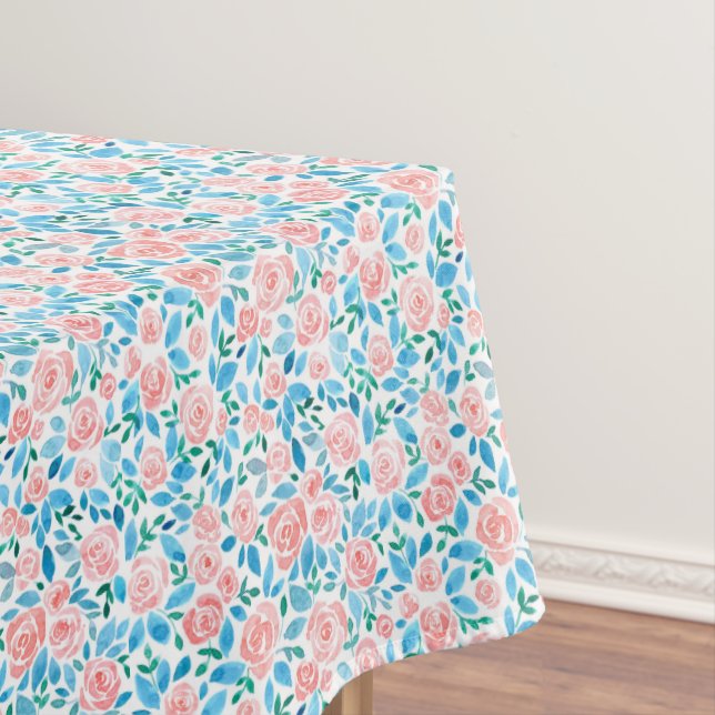 Toalha De Mesa Rosa jardim 2 (Posição Original)