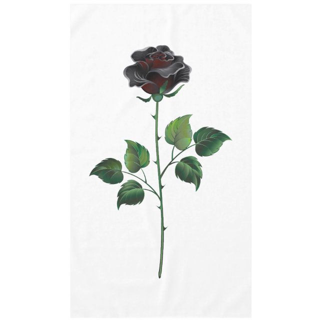 Toalha De Mesa Rosa preto (Frente)
