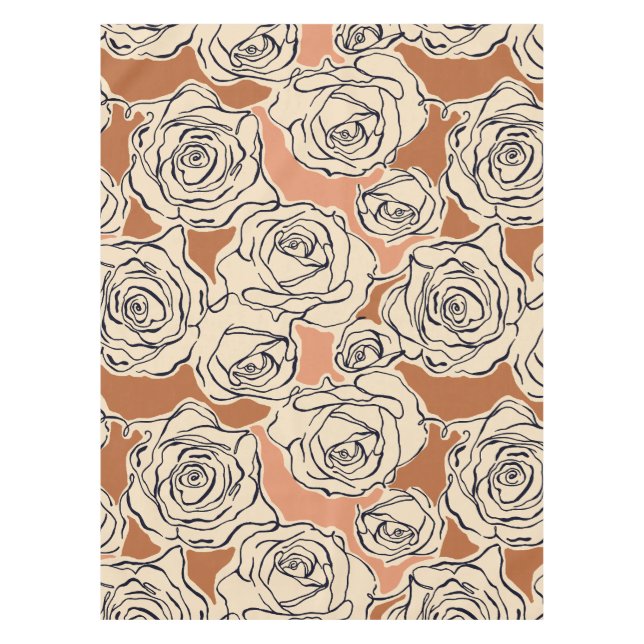 Toalha De Mesa Rosa Tablecloth (Frente)