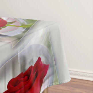 Toalha De Mesa Rosa vermelha 2