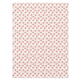 Toalha De Mesa Rosas e Folhas Rosa