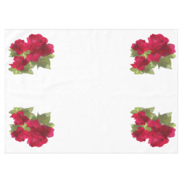 Toalha De Mesa Rosas florais de Aquarela Tablecloth