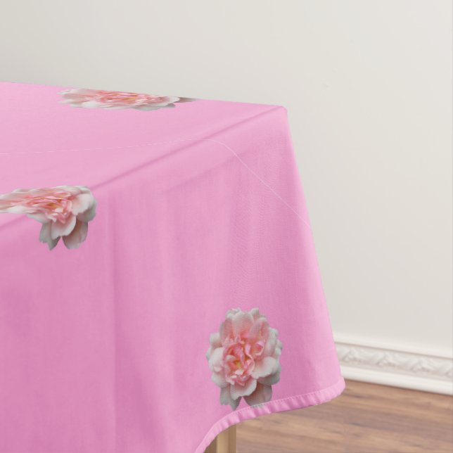 Toalha De Mesa Rosas Rosa a Rosa (Posição Original)