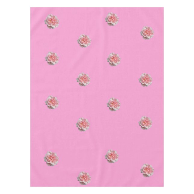 Toalha De Mesa Rosas Rosa a Rosa (Frente)