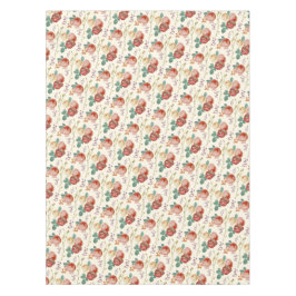 Toalha De Mesa Rosas Rosa-Chic Elegantes Floral em bege