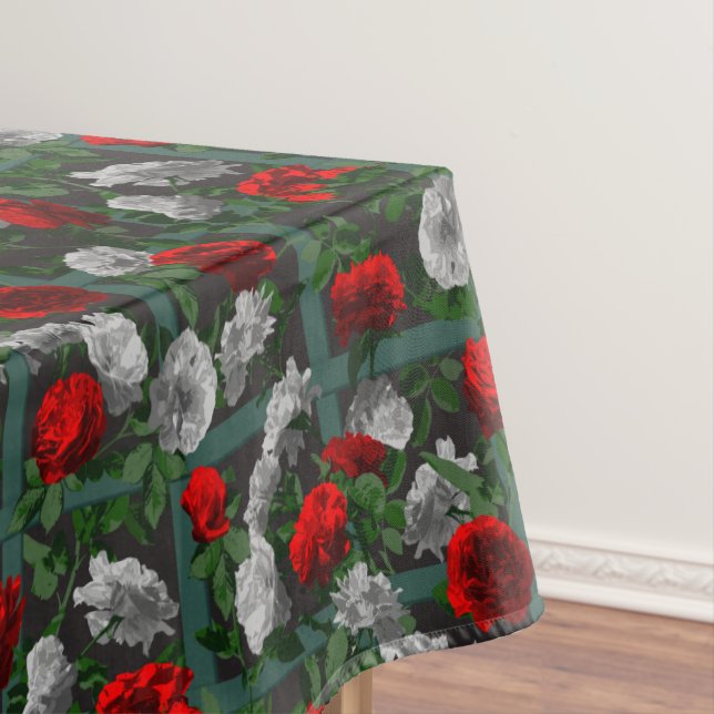 Toalha De Mesa Rosas vermelhas (Posição Original)