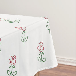 Toalha De Mesa Rosas vermelhas, Padrão De Rosas, Flores