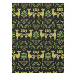 Toalha De Mesa Rosemaling Norueguês Folk Art