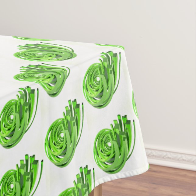 Toalha De Mesa Roteiros multidimensionais do Verde limão (Posição Original)