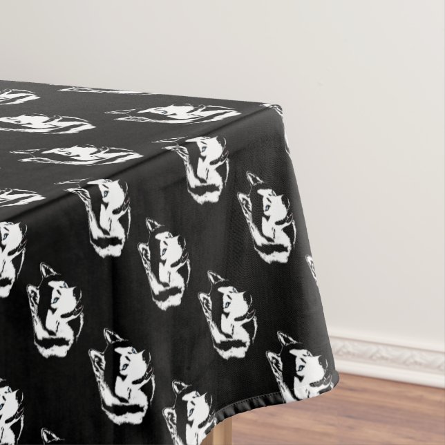 Toalha De Mesa Rouco Tablecloth Rouco Malamute Art Tablecloth (Posição Original)