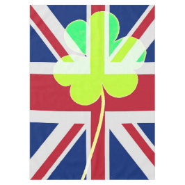 Toalha De Mesa Rua de Clover da Irish British Flag Shamrock, Patr