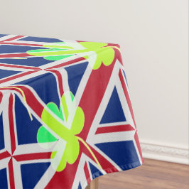 Toalha De Mesa Rua de Clover da Irish British Flag Shamrock, Patr