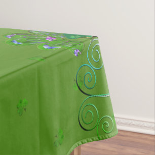 Toalha De Mesa Rua, Leprechaun Shamrocks Tablecloth do Patrick