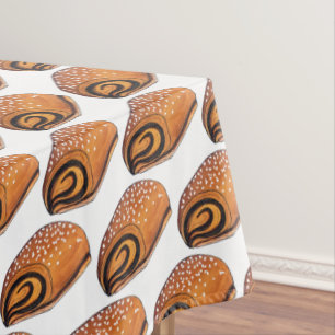 Toalha De Mesa Rugelach Jewery Bakery Comida de deserto