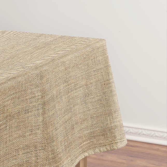 Toalha De Mesa Rustic Country Vintage Burlap (Posição Original)