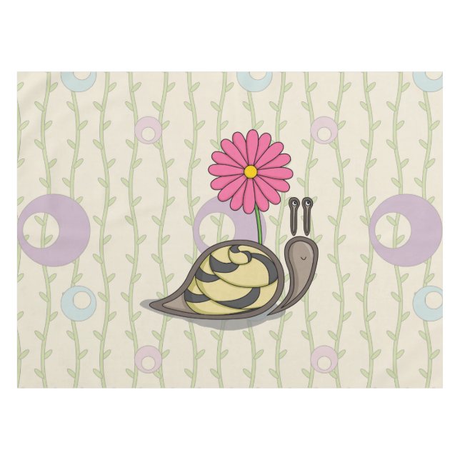 Toalha De Mesa Sadie the Snail Tablecloth (Frente (Horizontal))