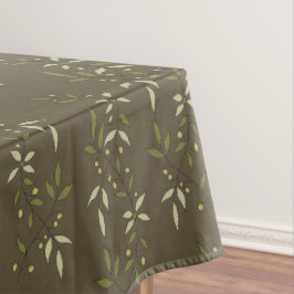 Toalha De Mesa Sage Green Watercolor French Country Olive Pattern