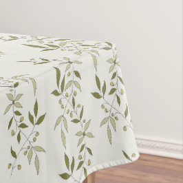 Toalha De Mesa Sage Green Watercolor French Country Olive Pattern