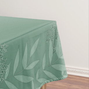 Toalha De Mesa Sage Green Wedding Vintage Botanical