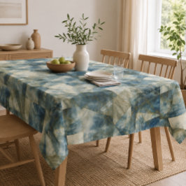 Toalha De Mesa Sage Verde Oliva Dourado Geométrico Abstrato Natur