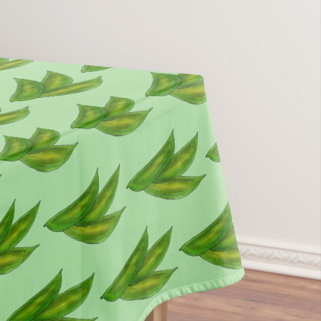 Toalha De Mesa Salva-Neve Pêssegos do Jardim Verde Veg (Posição Original)