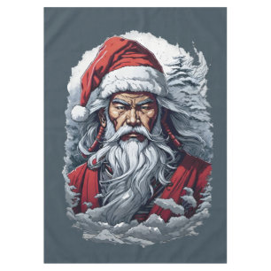 Toalha De Mesa Samurai Papais noeis Warrior Christmas Art Gift