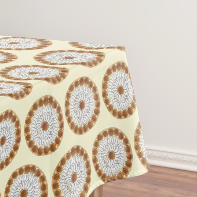 Toalha De Mesa Santo Honoré Cake Francês Patisserie Patologia (Posição Original)